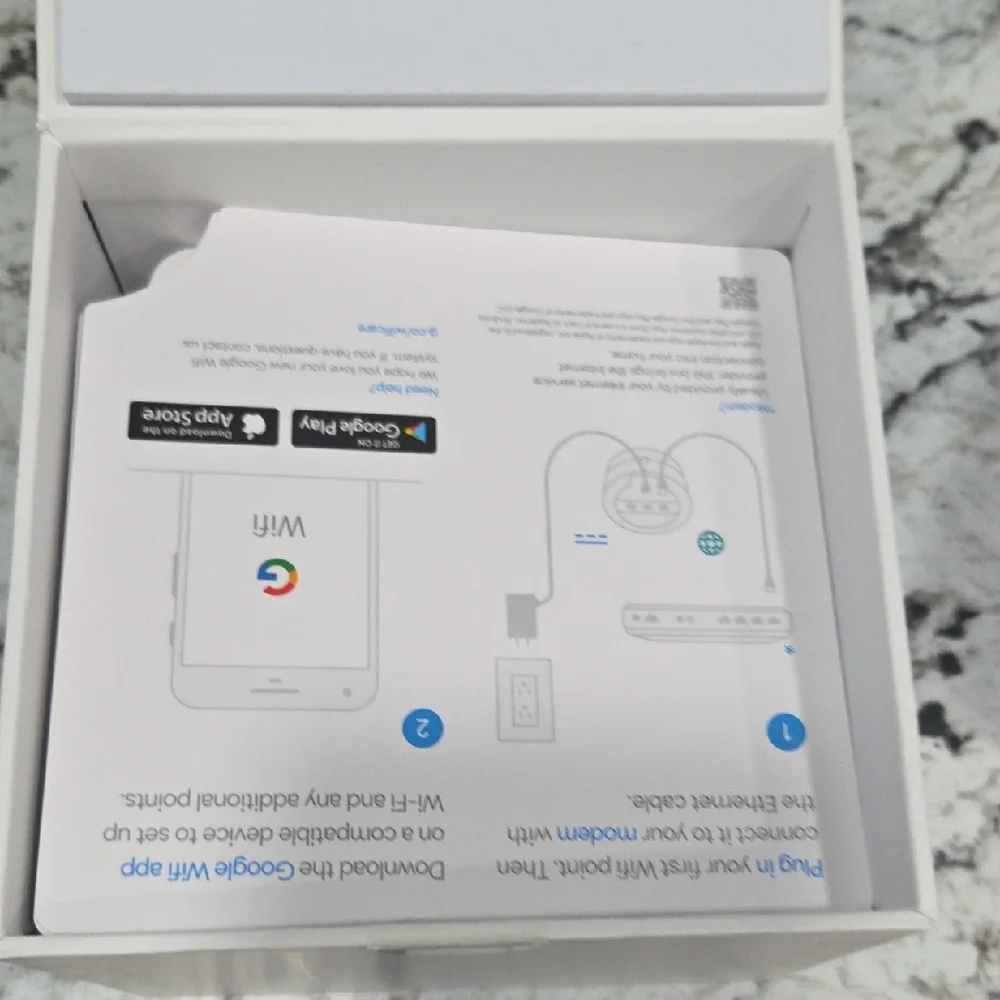 Google White Home Wifi System Nib